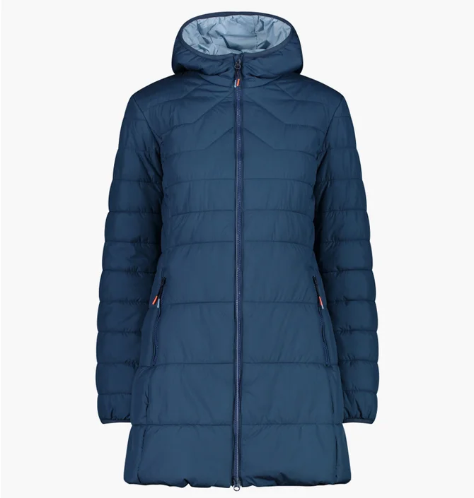 Парка женская Cmp Jacket Long Fix Hood Blue 32K1556-M928