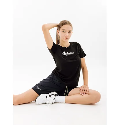 Шорты женские AUSTRALIAN Vibes Short Holographic Logo Black LSDSH0002-200