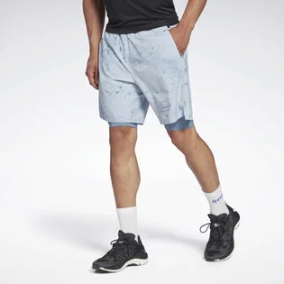 Шорти чоловічі Reebok Lm Strength 2In1 Shorts Light Blue HD4162