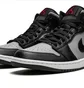 Кроссовки мужские Air Jordan 1 Mid Black/Grey 554724-096