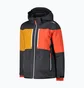 Куртка дитяча CMP Jacket Snaps Hood Black/Orange 33W0054-U423