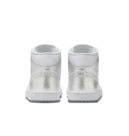 Кроссовки женские Air Jordan 1 Mid Se Metallic/White FN5031-100