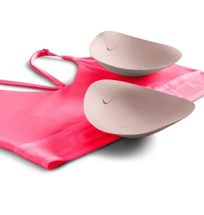 Топ женский Nike Pro Indy Plunge Pink HF7324-629