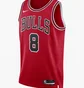 Майка мужская Nike Dri-Fit Nba Swingman Chicago Bulls Icon Edition 2022/23 Red DN2000-657