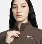 Кофта женская Nike Sportswear Air WomenS Fleece Top Brown FB8067-237