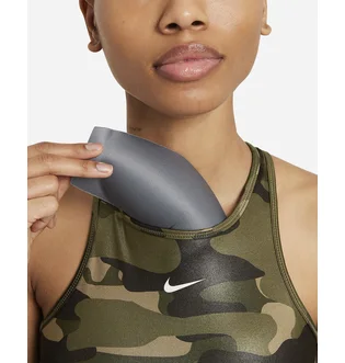 Топ жіночий Nike Womens Medium-Support 1-Piece Pad High-Neck Sports Bra Camo Dd1199-222