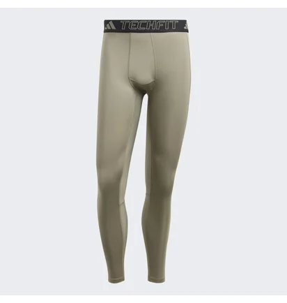 Леггинсы мужские Adidas Techfit Training Long Tights Olive IC2165