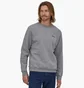 Свитшот мужской Patagonia Fitz Roy Icon Uprisal Crew Sweatshirt Gravel Heather Grey Glh39667