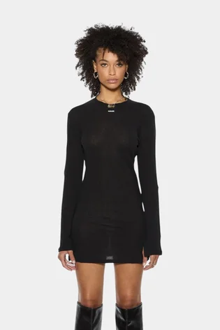 Плаття жіноче Ksubi Crawford Ls Mini Dress Black WPF25DR008