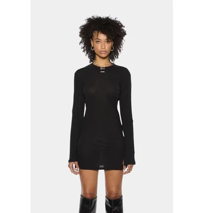Плаття жіноче Ksubi Crawford Ls Mini Dress Black WPF25DR008