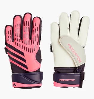 Перчатки вратарские детские Adidas Predator Match Fingersave Junior Pink IX3876