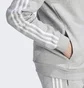 Толстовка мужская Adidas Essentials Fleece 3-Stripes Full-Zip Hoodie Grey IJ6479