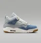 Кроссовки женские Air Jordan 4 Retro Tex Blue IB6716-100