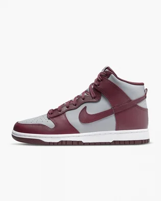 Кросівки чоловічі Nike Dunk High Dark Beetroot Red/Grey Dd1399-600