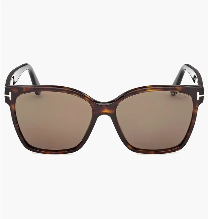 Солнцезащитные очки женские TOM FORD Brown FT1312-52H-56