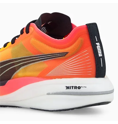 Кроссовки унисекс Puma Deviate Nitro Elite Fireglow Running Shoes Yellow 377603-01