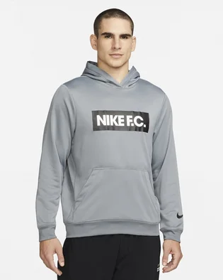 Худи мужское Nike M Nk Df Fc Libero Hoodie Grey DC9075-065