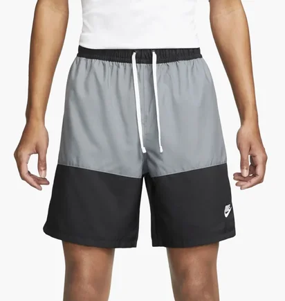 Шорты мужские Nike M Nsw Spe Wvn Flow Long Short Grey/Black Dm6831-010