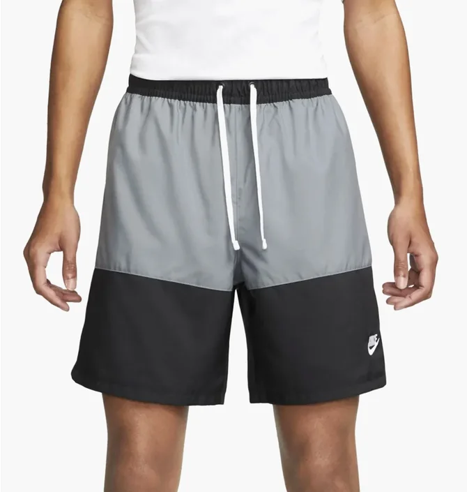 Шорты мужские Nike M Nsw Spe Wvn Flow Long Short Grey/Black Dm6831-010