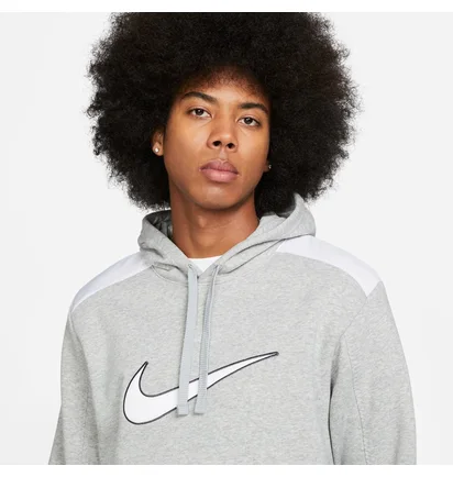 Худи мужское Nike M Nsw Sp Flc Hoodie Bb Grey FN0247-063