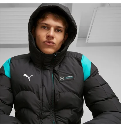 Пуховик мужской Puma Mercedes-Amg Petronas Mt7 Ecolite Black 621146-01