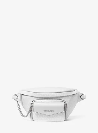 Сумка женская Michael Kors Maisie Large Logo Jacquard 2-In-1 Sling Pack White 35S4S5MN9I-OPTIC-WHITE-94722