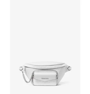 Сумка женская Michael Kors Maisie Large Logo Jacquard 2-In-1 Sling Pack White 35S4S5MN9I-OPTIC-WHITE-94722