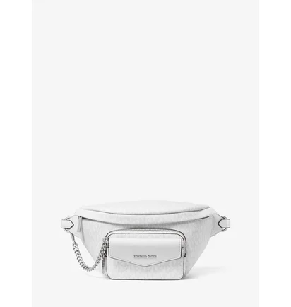Сумка женская Michael Kors Maisie Large Logo Jacquard 2-In-1 Sling Pack White 35S4S5MN9I-OPTIC-WHITE-94722
