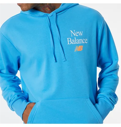 Худі чоловіче New Balance Essentials Celebrate Hoodie Blue Mt21513Vsk