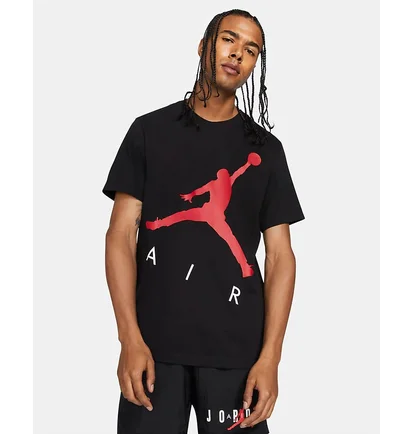 Футболка чоловіча Nike M J Jumpman Air Hbr Ss Crew Black CV3425-010