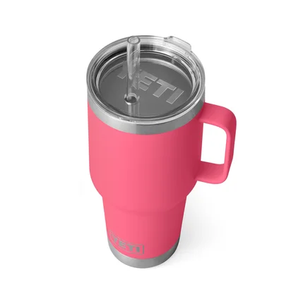 Термокружка Yeti Rambler 35Oz (1035Ml) Straw Mug Pink 70000002873