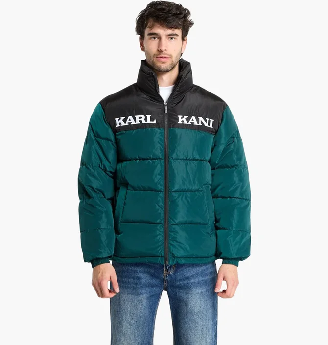 Пуховик чоловічий Karl Kani Retro Essential Turquoise PD00008884
