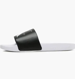 Тапочки женские Calvin Klein Jeans Slide Ny Pearl Black/White YW0YW01243-BEH