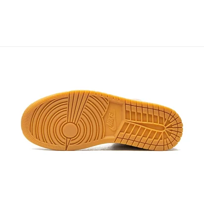 Кроссовки мужские Air Jordan 1 Mid White/Brown 554724-271