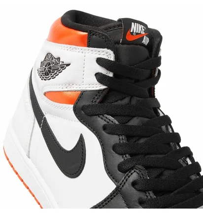 Кроссовки мужские Air Jordan 1 Retro High Og Electro Orange Black/White 555088-180