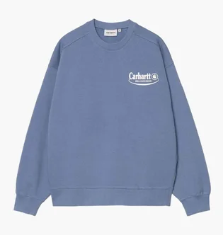 Свитшот мужской Carhartt WIP Catalogue Light Blue I034729.2X7XX