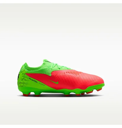 Бутси дитячі Nike Jr. Phantom 6 Low Pro Erling Haaland Big Kids Multi- Ground Soccer Cleats Green/Pink HQ2047-603
