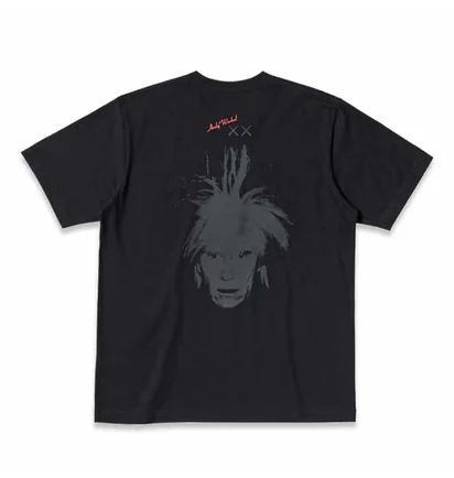 Футболка унисекс KAWS Warhol Ut Black 341-476352