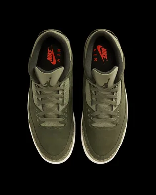 Кроссовки мужские Air Jordan 3 Retro Olive DN3707-202