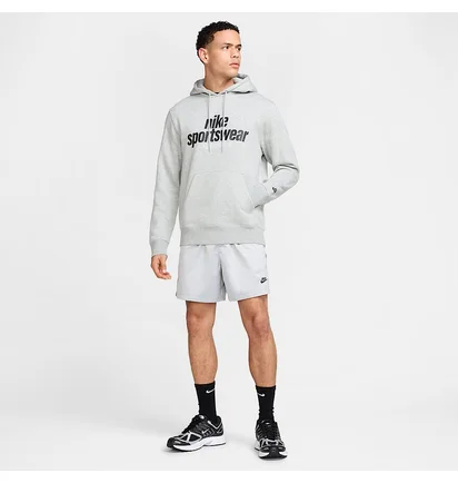 Худи мужское Nike Club Fleece Grey HJ2159-063
