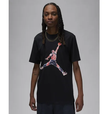 Футболка мужская Air Jordan Jumpman Watercolor Short Sleeve Shirt Black FN5980-010