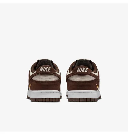 Кроссовки женские Nike Dunk Low Orewood Mini Swoosh Brown/White IO4244-102