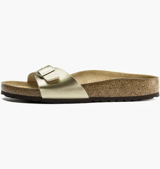Тапочки жіночі BIRKENSTOCK Madrid Metallic/Yellow 1016107