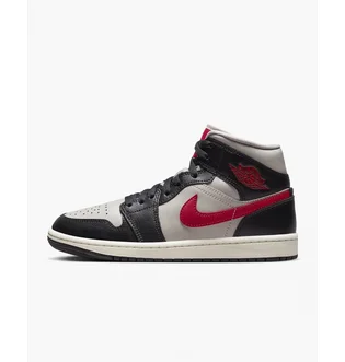 Кроссовки женские Air Jordan Air 1 Mid Shoes White/Black BQ6472-060