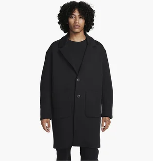 Пальто мужское Nike Sportswear Tech Fleece Reimagined Loose Fit Trench Coat Black FN0601-010