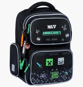 Рюкзак дитячий YES Minecraft Effect Black S-101M-550268
