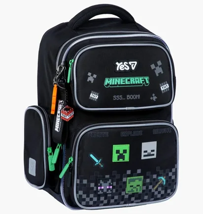 Рюкзак дитячий YES Minecraft Effect Black S-101M-550268