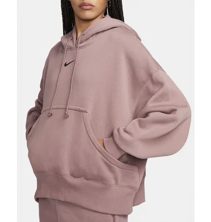 Худи женское Nike Sportswear Phoenix Fleece Over-Oversized Pullover Hoodie Bordo DQ5858-208