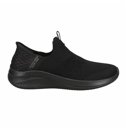 Кросівки жіночі Skechers Ultra Flex Slip-Ins 3.0 Cozy Streak Slip On Sneakers Black 149708-BBK