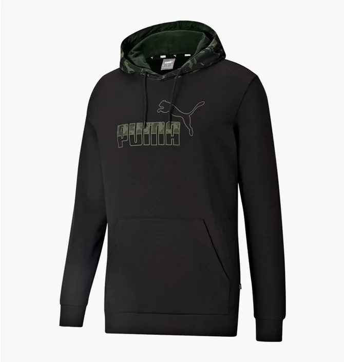 Худи мужское Puma Graphic Camo Hoodie Black 588498-01